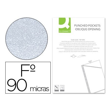 Fundes multitaladre 290x195mm crystal 90µ. 100u. Especial plànols