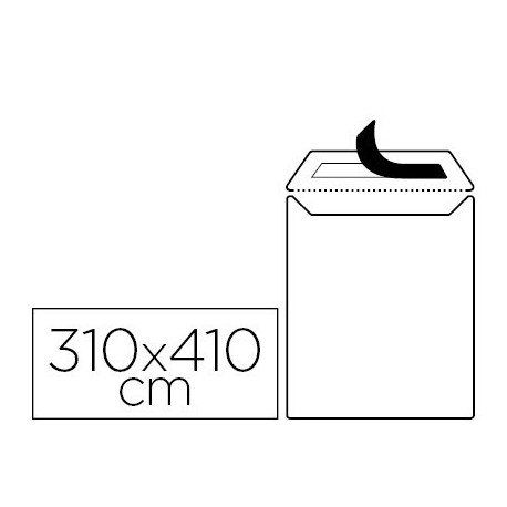 Sobre bossa blanc 310x410mm 100 g 250u.