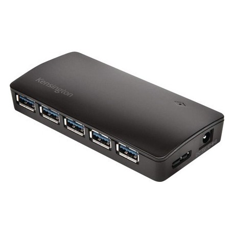 Hub USB 3.0 kensington con cargador 7 puertos