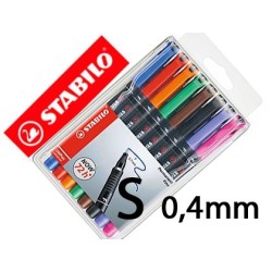 Ret. permanent Stabilo Ohpen S 0,4mm 8 colors