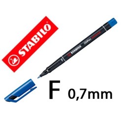 Ret. permanent Stabilo Ohpen F 0,7mm. blau