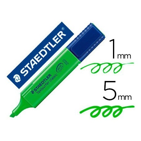 Marcador fluo Staedtler textsurfer classic 364 verd