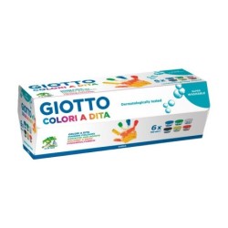 Pintura dits Giotto 100ml 6u.