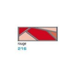 Pintura vitrail dalbe 55ml vermell 216