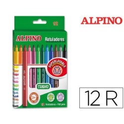 Estuche rotulador Alpino punta fina 12u.