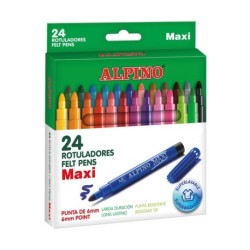 Estoig retolador Alpino Maxi 24u.