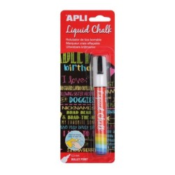 Retolador Apli Liquid Chalk rodó blanc