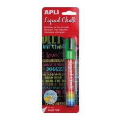 Retolador Apli Liquid Chalk rodó verd