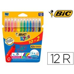 Rotulador Bic Kid Couleur 10+2u.