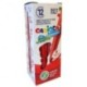 Rotulador Carioca Jumbo 12u. rojo