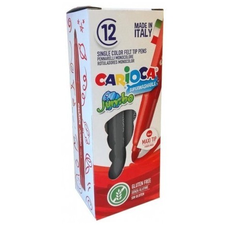 Retolador Carioca Jumbo 12u. gris