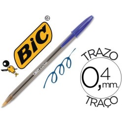 Bolígraf Bic Cristal blau