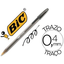 Bolígraf Bic Cristal negre