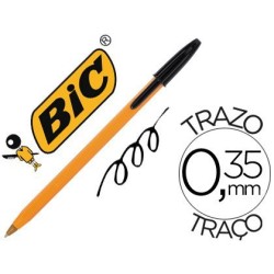 Bolígraf Bic Taronja Negre