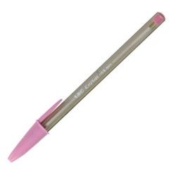 Bolígraf Bic Cristal Rosa