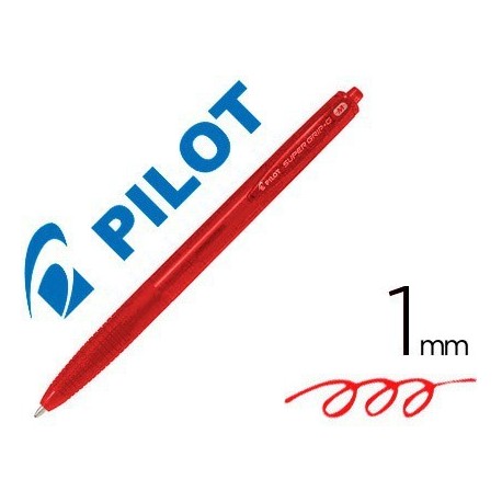 Bolígraf Pilot Supergrip G vermell