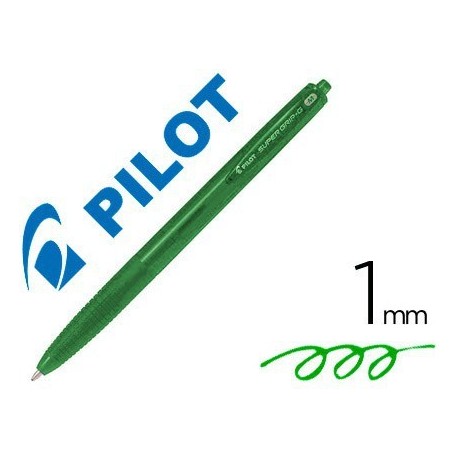 Bolígraf Pilot Supergrip G verd