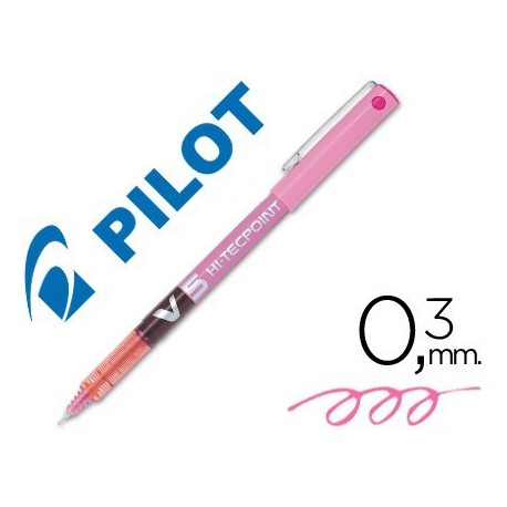 roller Pilot V5 rosa