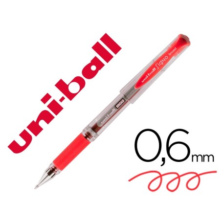 roller Uni-bal UM-153 Signo Broad Tinta de gel vermell