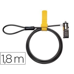 Cable de seguridad para portátil 1,5mt