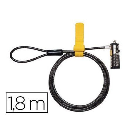 Cable de seguridad para portátil 1,5mt