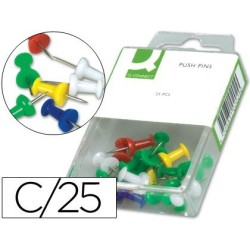 Caixa 25 push pins