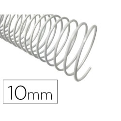 Espiral metal.lic blanc ø10 200u.