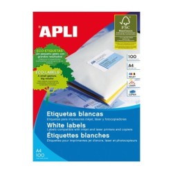 Etiquetes Apli cants rectes 70x67,7mm. 100f. ref.Apli:01290