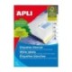 Etiquetes Apli cants rectes 97x67,7mm. 100f. ref.Apli:01291