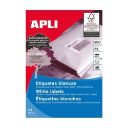 Etiquetes Apli cants rectes 70x35mm. 500f. ref.Apli:01782