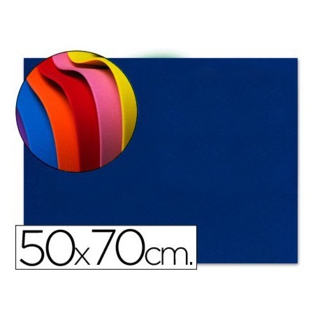 Goma Eva 50x70xm. blau fosc