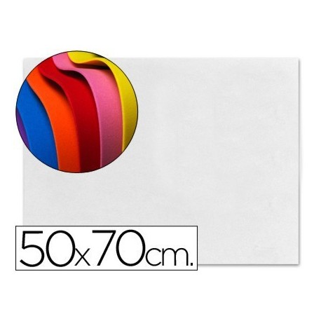 Goma Eva 50x70xm. blanc