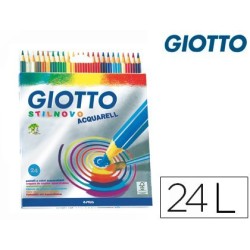 Estoig llapis color Giotto Stilnovo Acquarel 24u.