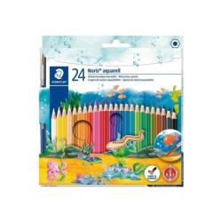 Estoig llapis color Staedtler Noris Aquarel  24u.