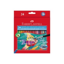 llapis color acuarel.lable Faber Castell 24u.