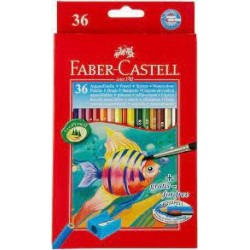 llapis color acuarel.lable Faber Castell 36u.