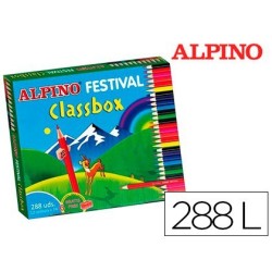 Estuche lápiz Alpino Classbox 24x12 colores (288u.)