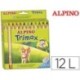 Estoig llapis color Alpino Trimax 12u.