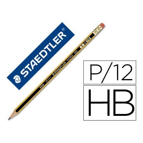 Lápiz Staedtler Norris HB nº2 con goma