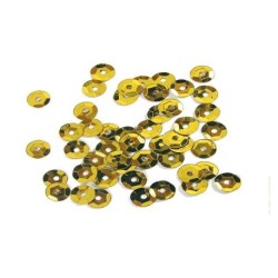 Lluentons brillants ø7mm 5gr. Groc