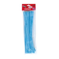 Netejapipes 30cmx6mm. 50u. blau clar