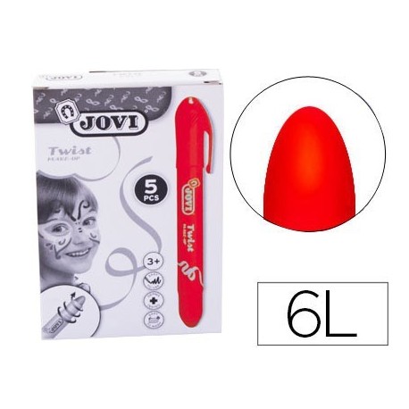 Maquillaje Jovi 6,10gr. 5u. rojo