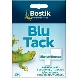 Masilla adhesiva Blu-Tack blanco cuarteado