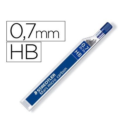 Mines Staedtler mars micro 0,7mm HB 12u.