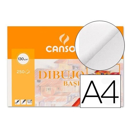 Láminas dibujo Canson A4 10 hojas 130g Minipack