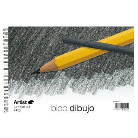 Bloc dibuix espiral 140g 20x20