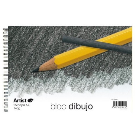 Bloc dibuix espiral 140g A4