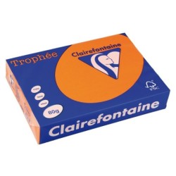 Papel Color Trophée A4 500f.80gr. naranja vivo