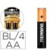 Pila alcalina Duracell Recarregable standard AA 1,5V 1300Mah 4u.