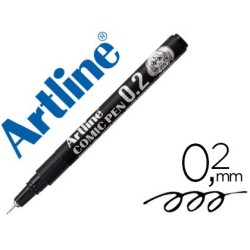 Retolador Artline calibrat micromètric negre còmic pen ek-282 0,2 µµmm